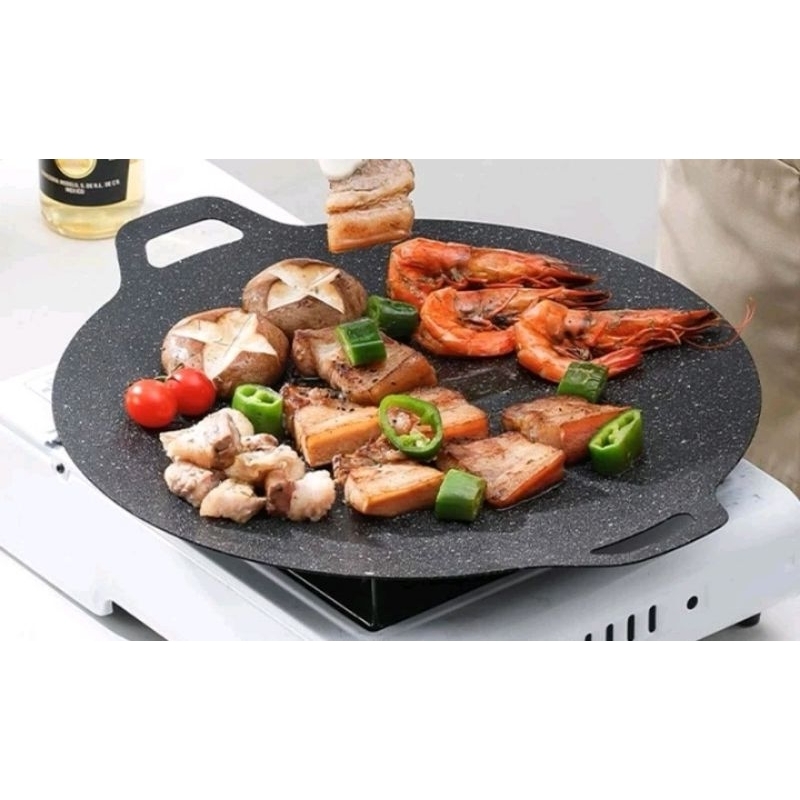gionee alat pemanggang/wajan anti lengket, korean grill, tempat pemanggang BBQ