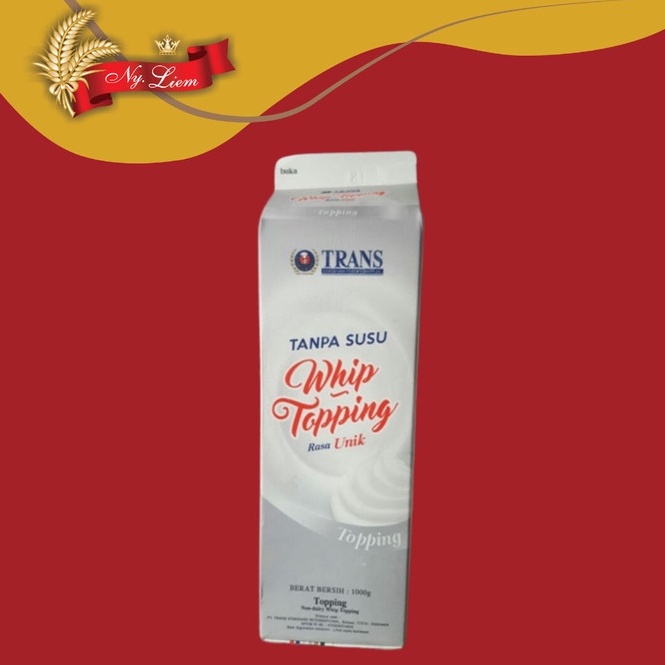 

Y7 TRANS KFI Whip Topping Whipping Cream Nabati SILVER 1kg Promo Besar