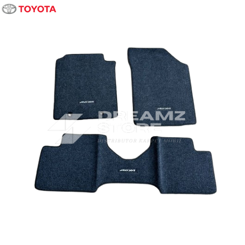 ORIGINAL KARPET MOBIL TOYOTA AGYA - BLUDRU FULL SET STIR KIRI