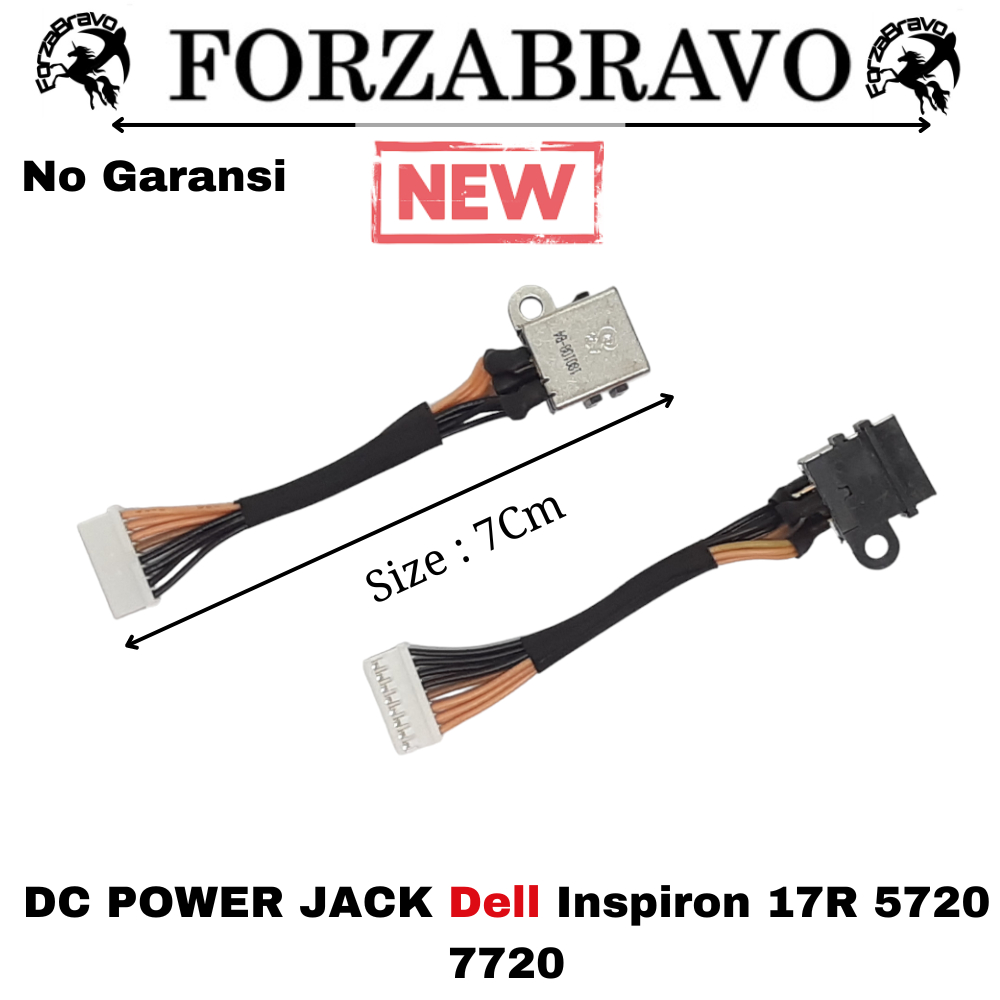 DC Power Jack Connector DELL Inspiron 17R N7720 N5720 7720 5720 17R