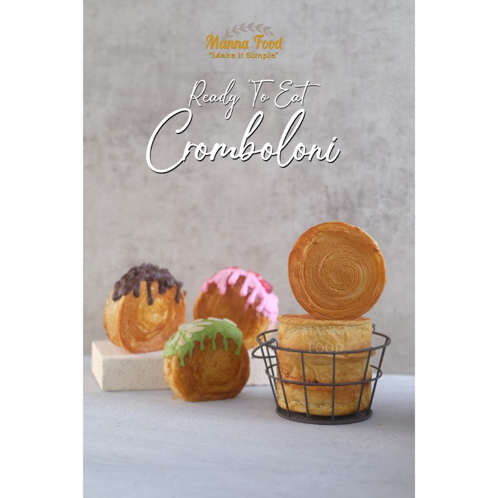 

Manna Food Ready To Eat Cromboloni ( Kosongan) Croissant isi 6 PCS