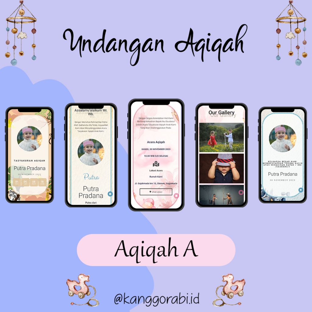 Undangan Digital | Undangan Website | Undangan Web | Undangan Aqiqah | Undangan Digital Aqiqah