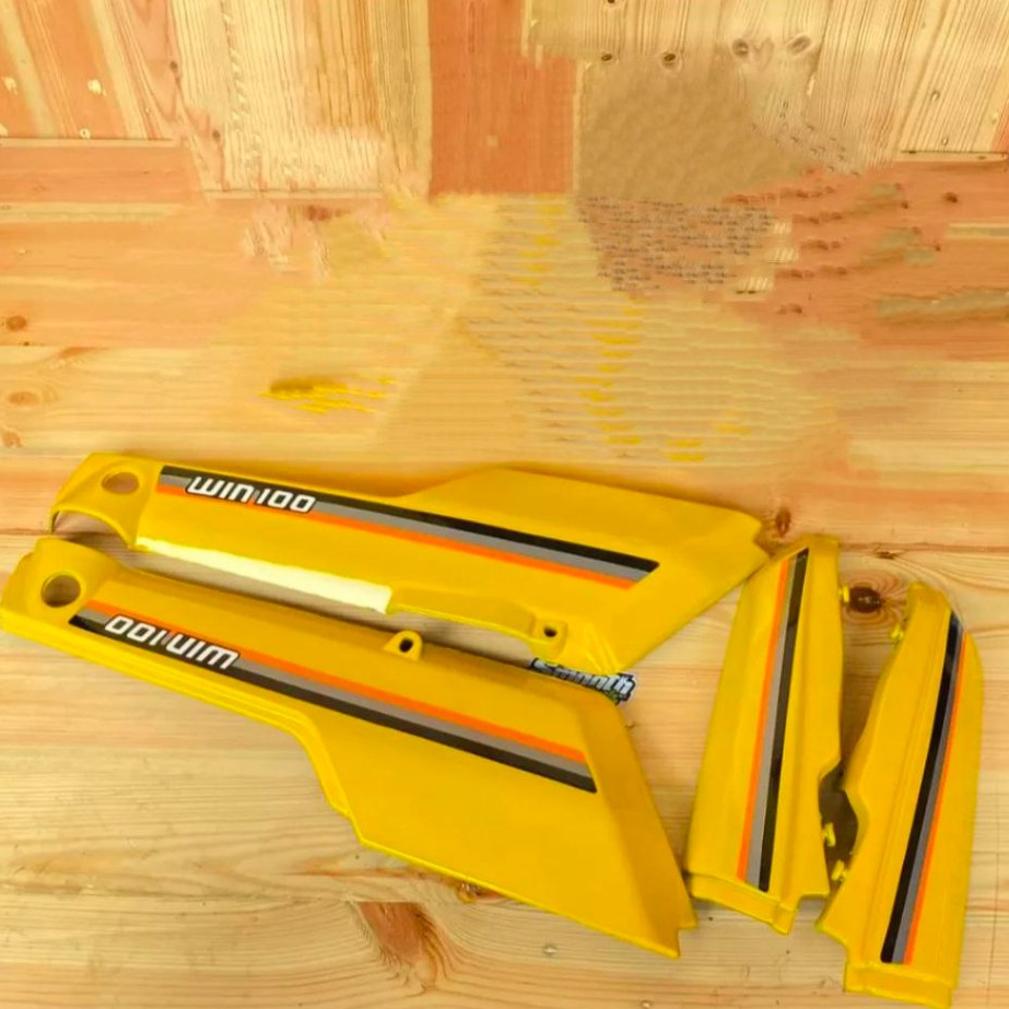 Bodi Set Honda Win win100 Warna Kuning plus stripping Termurah