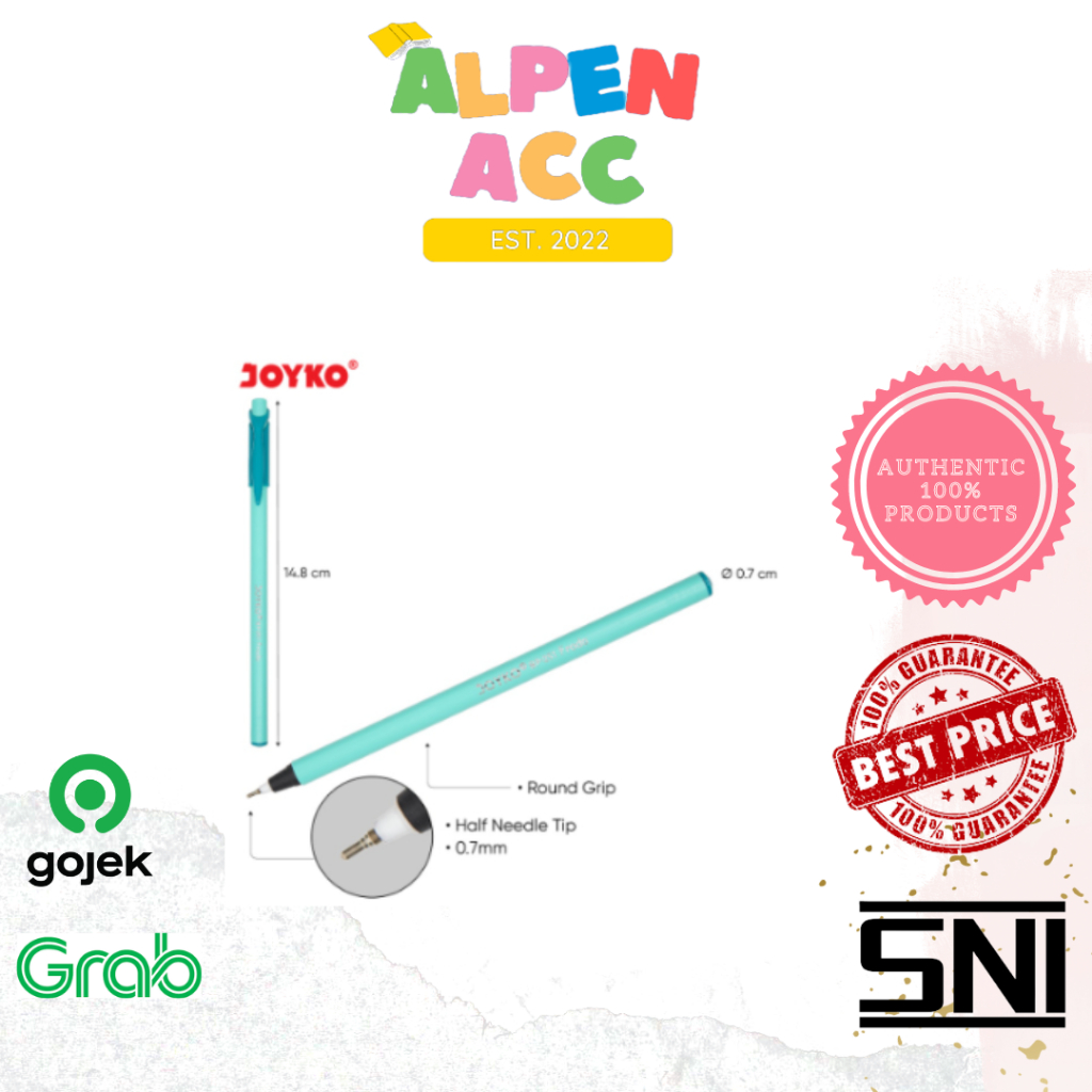 

JOYKO Ball Pen Pulpen Pena Joyko BP-251 Frodo 0.7 mm | 1PCS