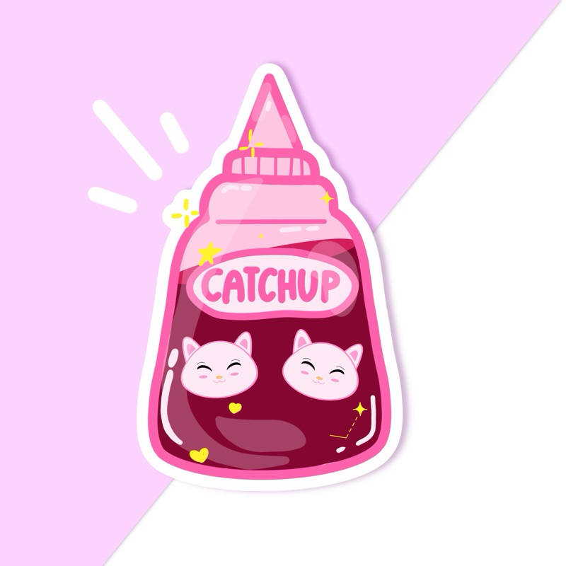 

cute stiker | kecap stiker | stiker die cut | stiker lucu | stiker aesthetic