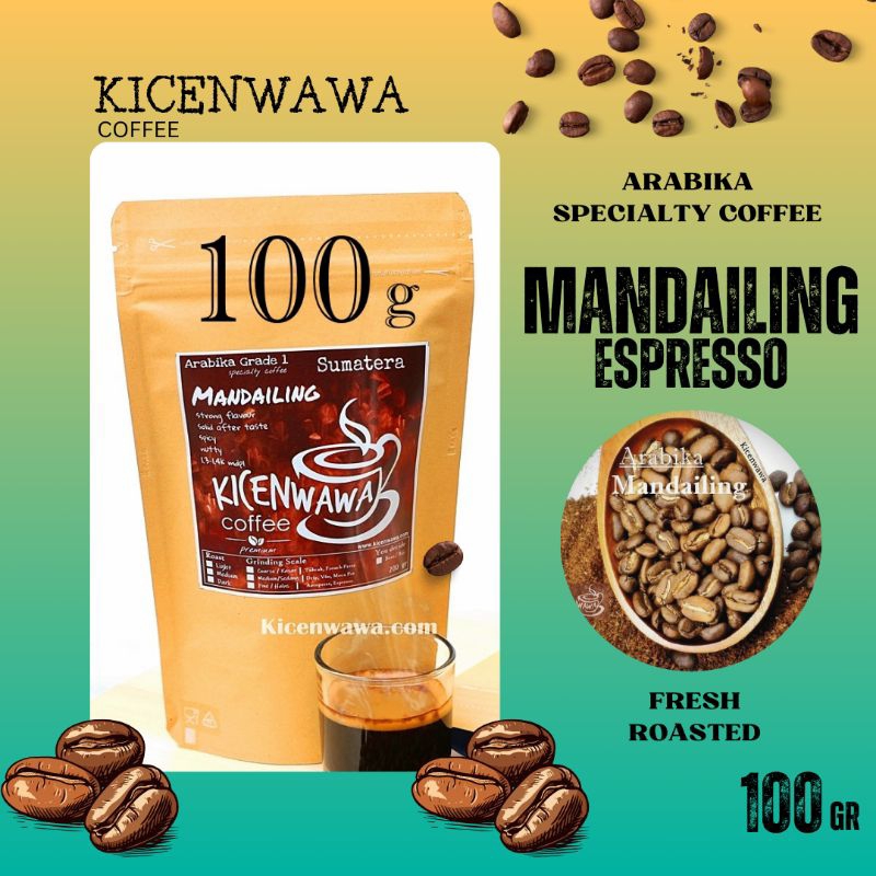 

Kopi Mandailing Espresso 100gr / Specialty Coffee / Biji Kopi Premium