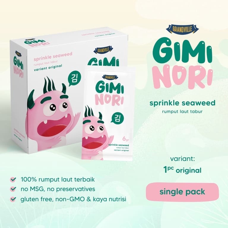 

DiSkn Grandville Gimi Nori Rumput Laut Tabur Original Single pack Ready Stock