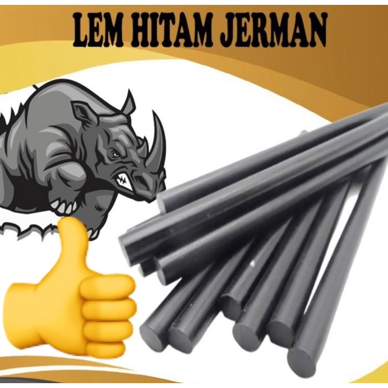 Lem Bakar Hitam Jerman /Lem Bakar Ajaib Ember Bocor/Isi Refil Lem