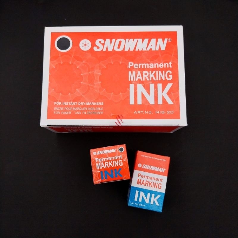 

(1 pack) Snowman Refill Ink Permanent Marking MIG-20