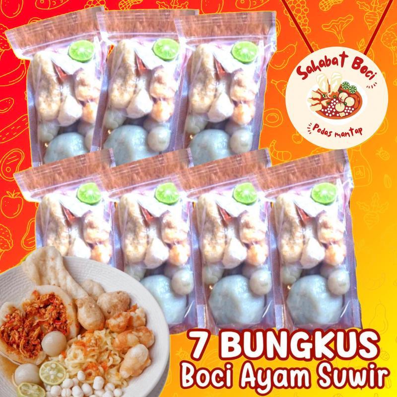 

Paket Super Hemat 7 Pcs Baso Aci Ayam Suwir Paket Terhemat Usaha Boci Baso Aci Ayam Suwir Suir Mercon Instan 7 Bungkus Food Pedas Sahabat Boci