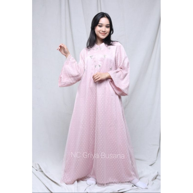 MIKHA DRESS / dress kondangan / bridesmaid / gamis satin