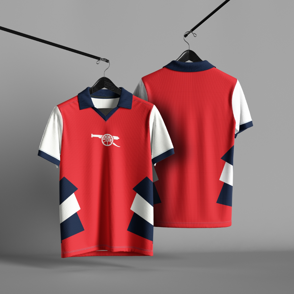 jersey retro jersey vintage jersey band jersey arsenal red