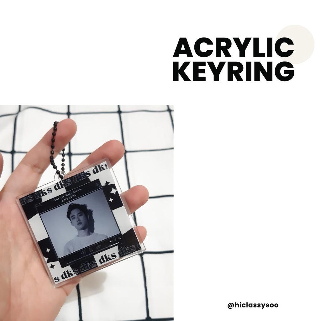 acrylic keyring kyungsoo / eternal bliss | exo