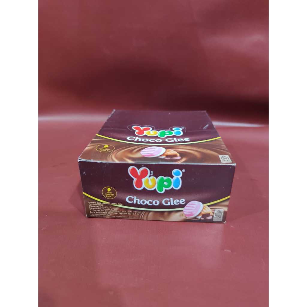 

Yupi Choco Glee 6g - Permen Choco Glee Yupi Per Box