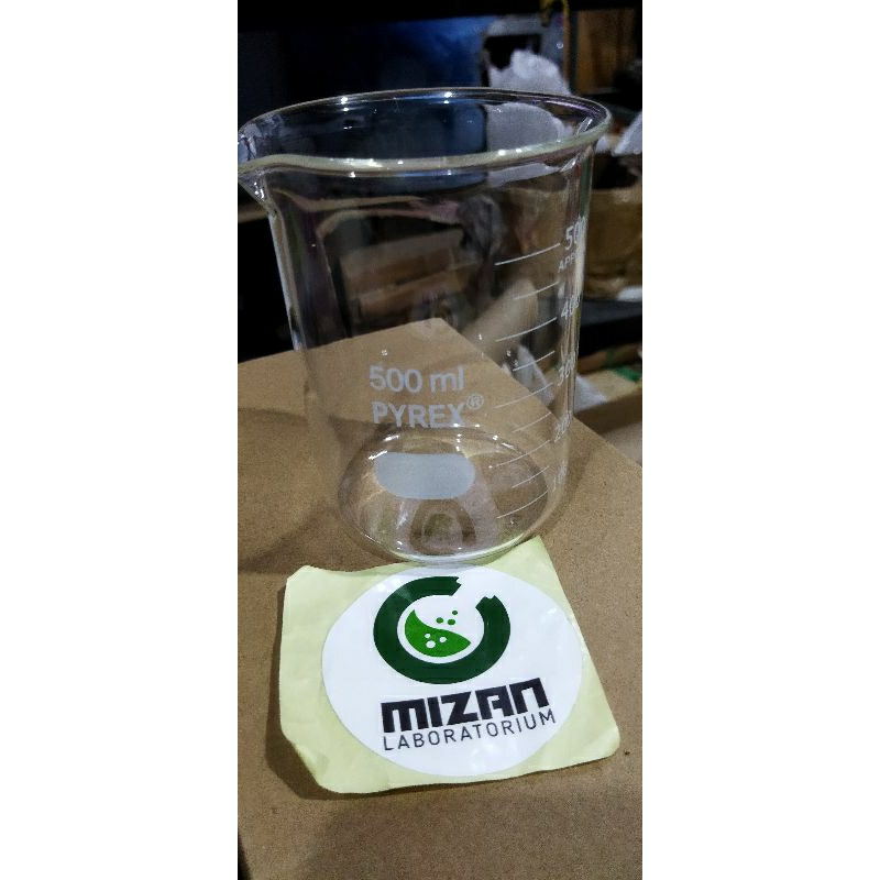 Beaker glass /gelas kimia 500 ml Pyrex