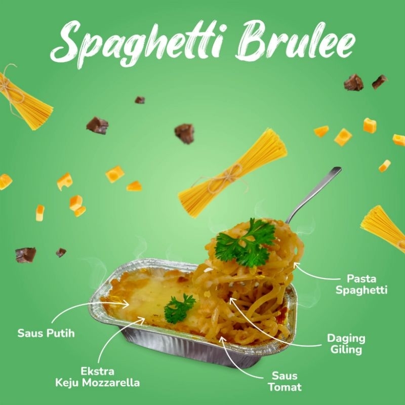 

Spaghetti Brulee 180gr - Frozen