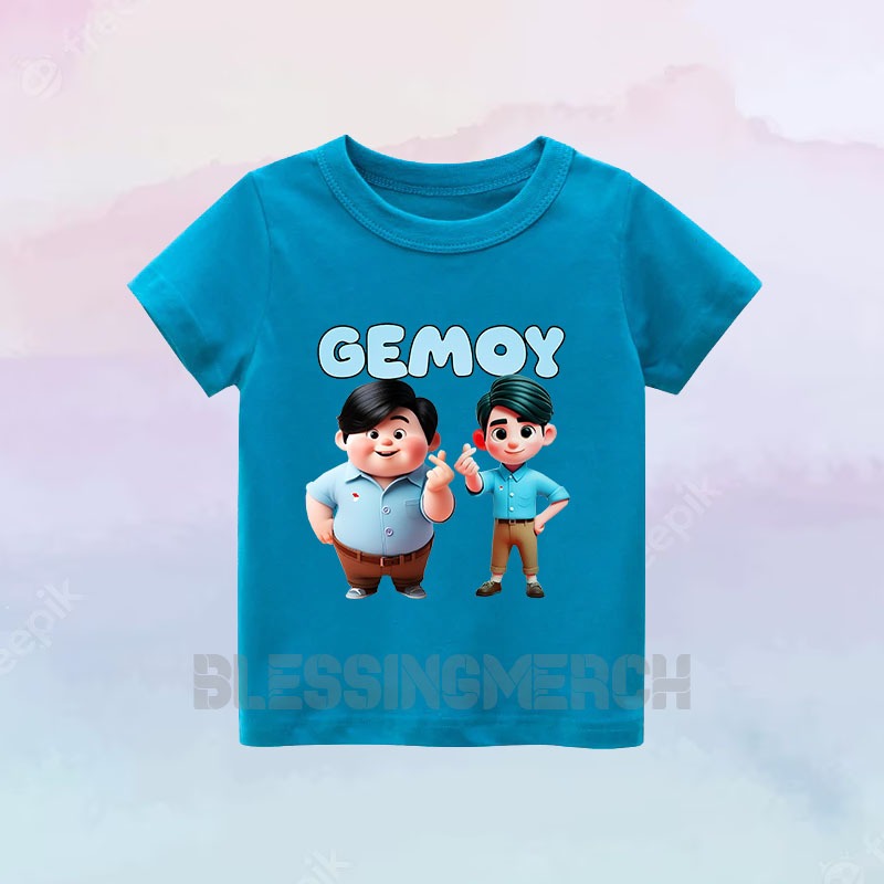 BAJU ANAK KAOS ANAK VIRAL PRABOWO GEMOY PRABOWO GIBRAN CAPRES 2024