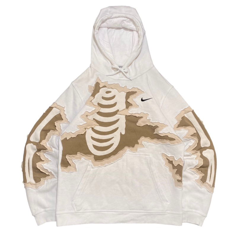 REWORKED NIKE RIPPED SKELETON HOODIE