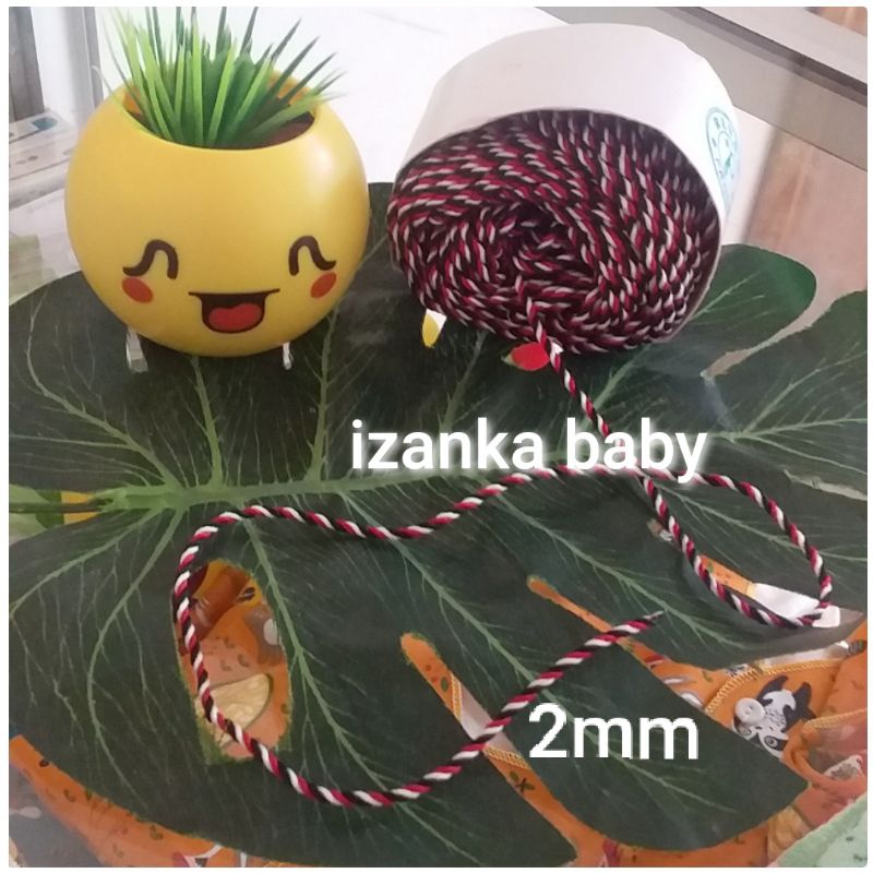 tali tridatu/benang tridatu/benang telon/tali gelang telon/benang permeter/bahan gelang