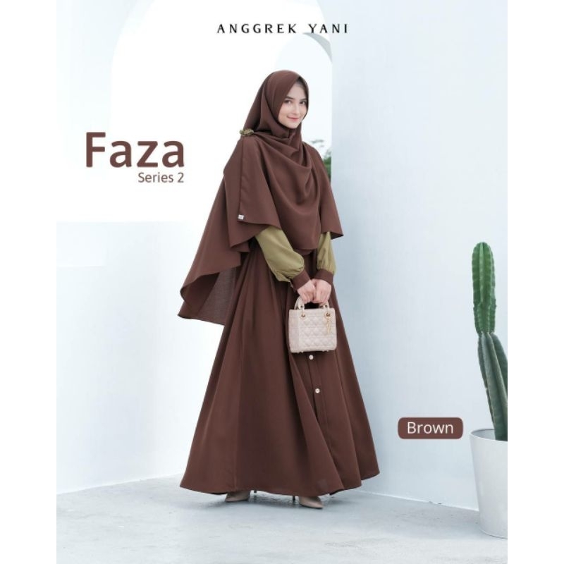GAMIS FAZA DRESS ONLY EKSLUSIF @anggrekyani.id