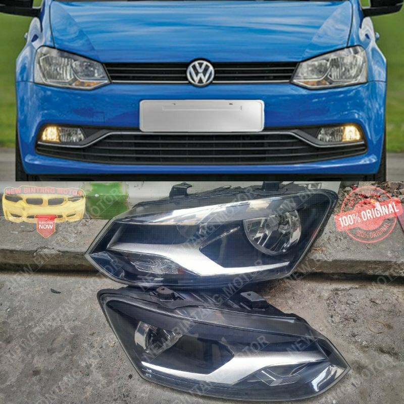 Headlamp vw polo volkswagen polo 2014 2018 original