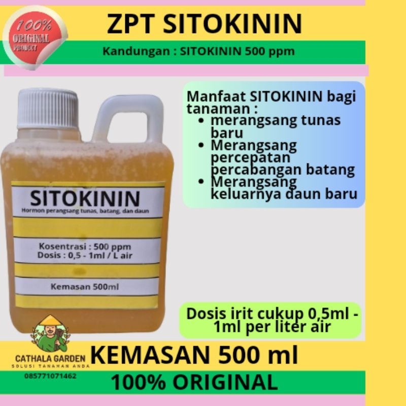 ZPT HORMON SITOKININ 500 PPM KEMASAN 500 ML | KHUSUS UNTUK TANAMAN