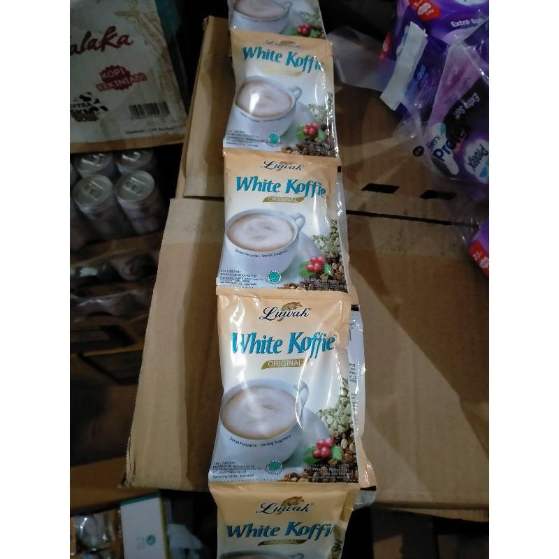 

Kopi LUWAK WHITE COFFEE Renceng 10 pcs