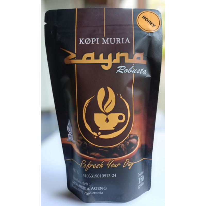 

Kopi Muria Zayna Robusta Honey 150 Gram