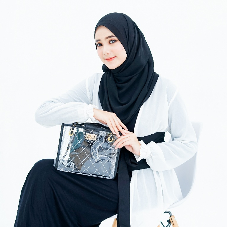 Tas selempang wanita transparan terlaris - Tas wanita transfaran terbaru - Tas selempang wanita tran