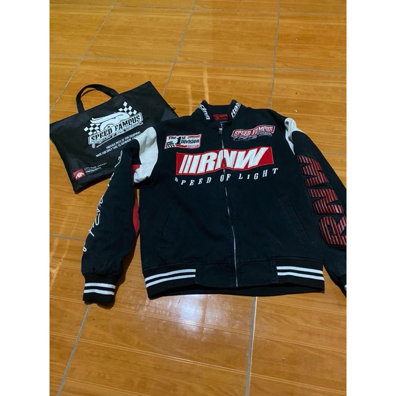 JAKET CITY RIDE RABBIT AND WHEELS SPEED FAMOUS SIZE M ORIGINAL