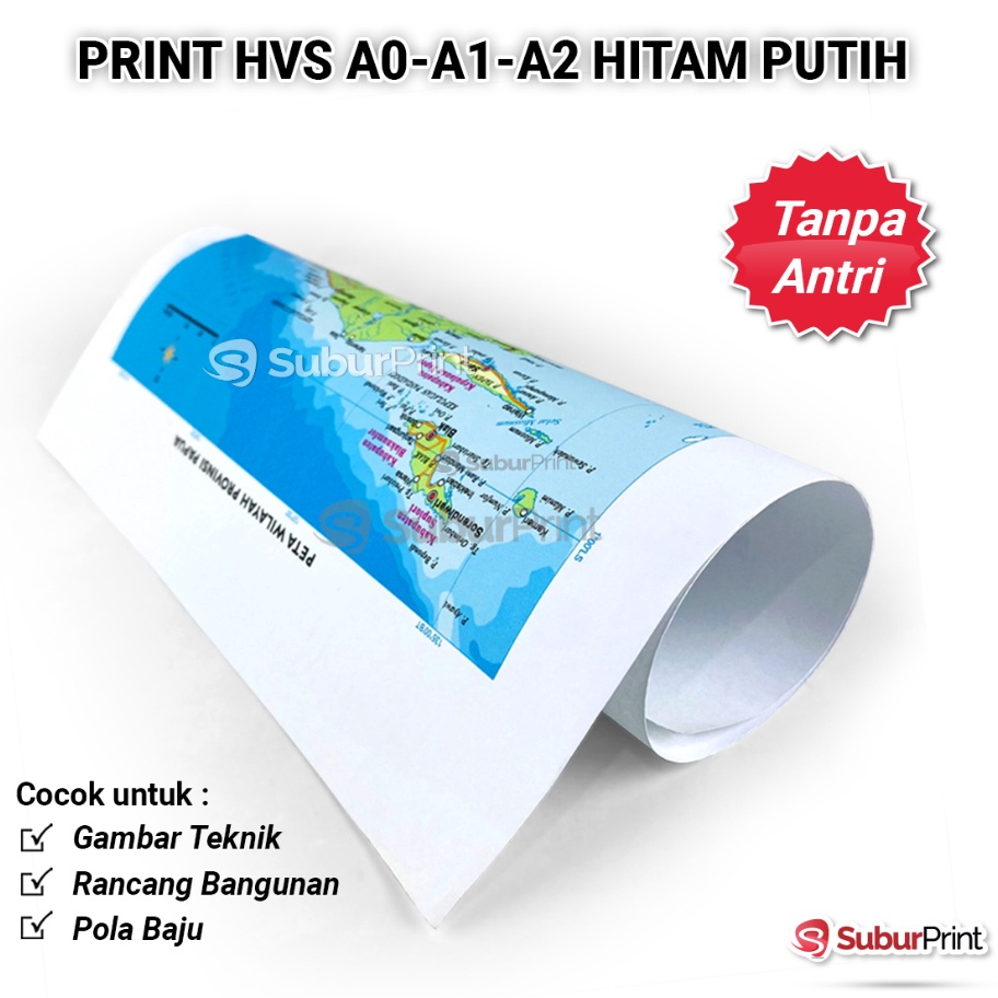 

Stok Banyak Print Cetak A A1 A2 HVS Hitam Putih Cocok untuk Peta Denah maupun Gambar Teknik