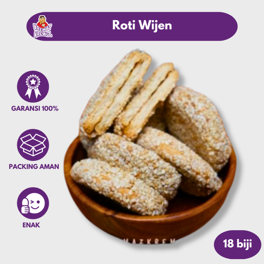 

ROTI WIJEN / BISKUIT MARIE WIJEN RENYAH MANIS JADUL 18 Biji