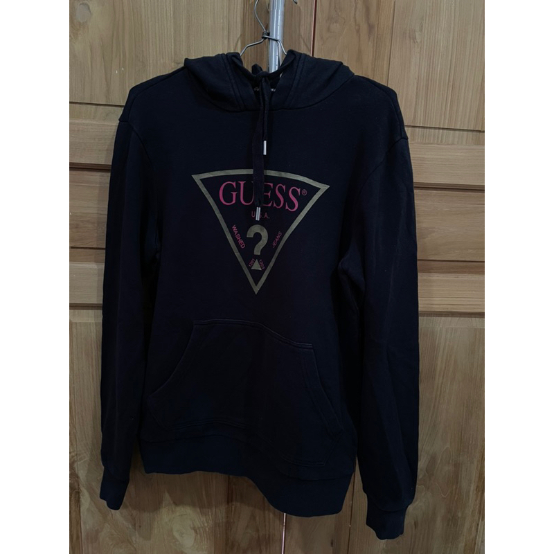Hoodie Guess Hitam