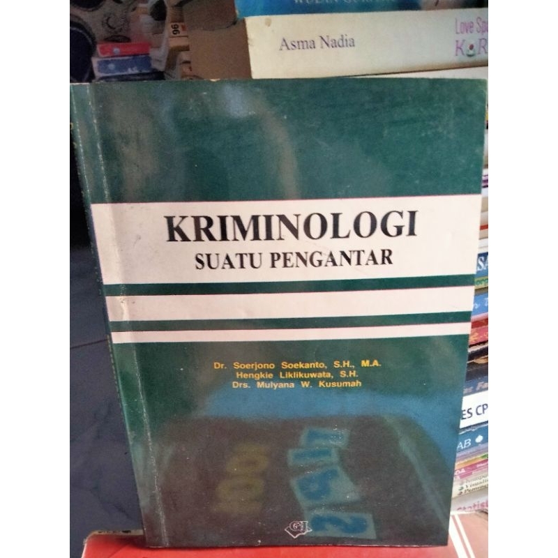 KRIMINOLOGI SUATU PENGANTAR