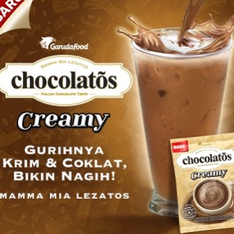 

Ready stock CHOCOLATOS CREAMY 1 SACHET