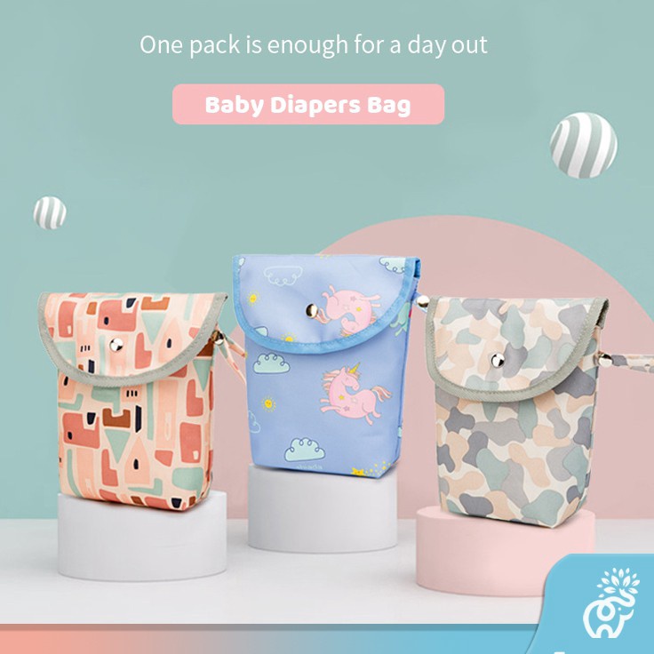 Kode LRO12 Tas Bayi Kecil lucu Tas Perlengkapan Bayi Baby Stroller diapers bag