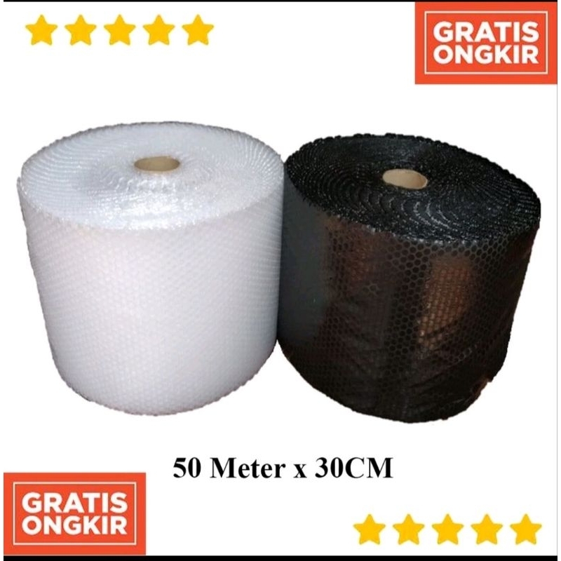 

Bubble Wrap Hitam Putih UK 30cm x 50meter Termurah Berkualitas Terjamin Tebal MTAP