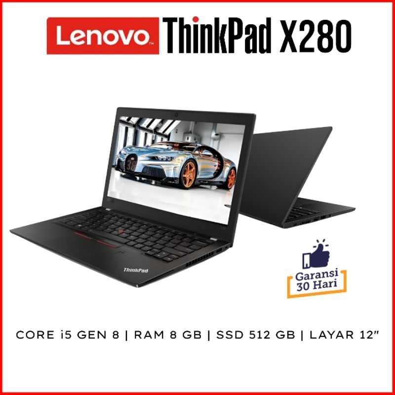 Laptop Lenovo Thinkpad X280 Core i5 Gen 8 RAM 8 GB SSD