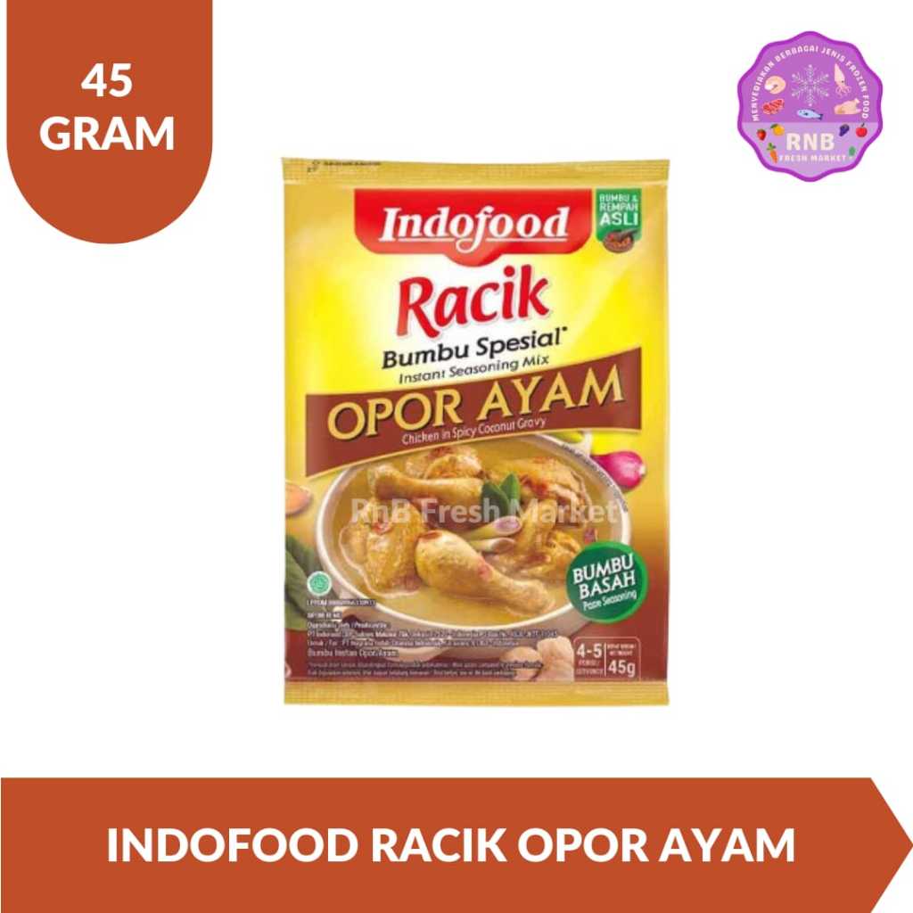 

Indofood Racik Bumbu Spesial Opor Ayam Netto 45 Gram