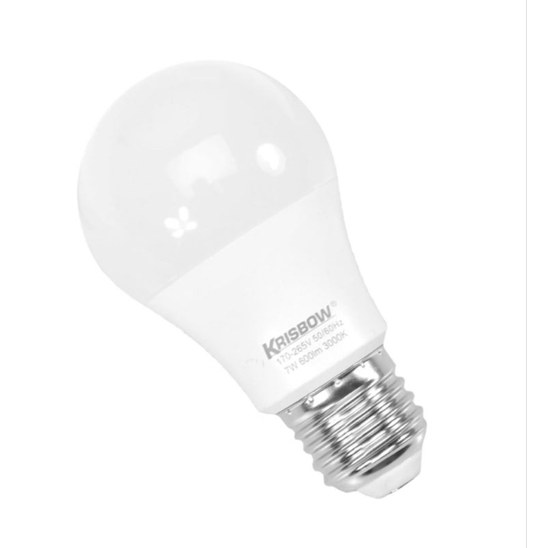 Krisbow - Lampu Bohlam LED Bulb 7 Watt 700 Lumens - Warm White Original Product dari Ace Hardware In
