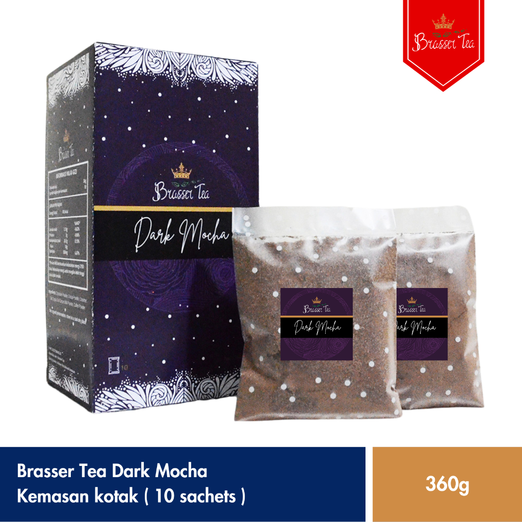 

Dark Mocha | Bubuk Minuman Rasa Dark Mocha Kemasan Kotak Isi 10 Sachet