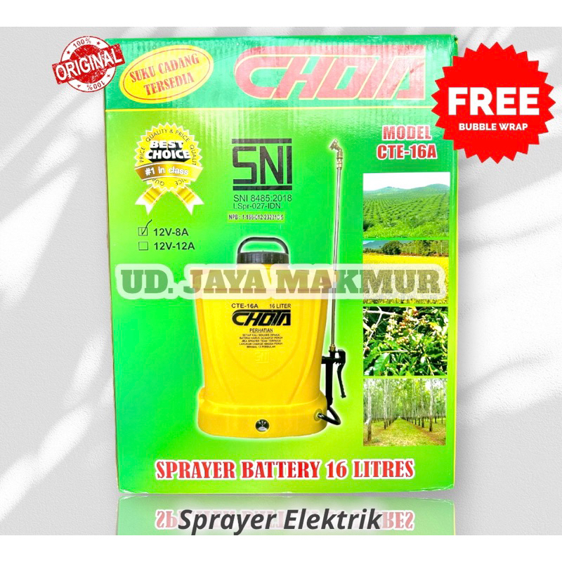SPRAYER ELEKTRIK 16 L  / CHOTA / SEMPROTAN / TANGKI SEMPROT ELEKTRIK/SPRAYER