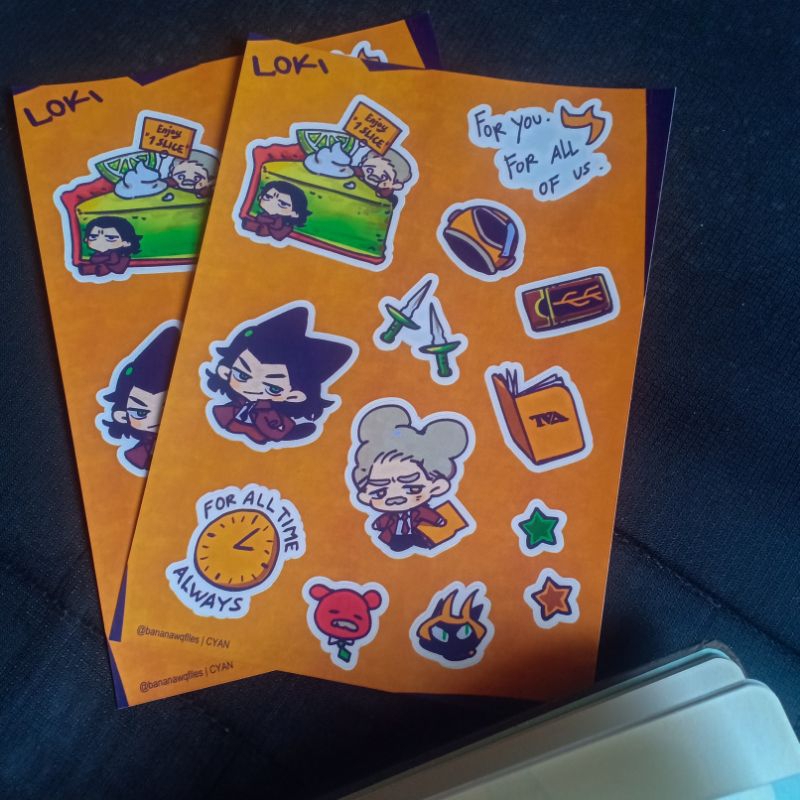 

Loki Series A5 Sticker Sheet by CYAN