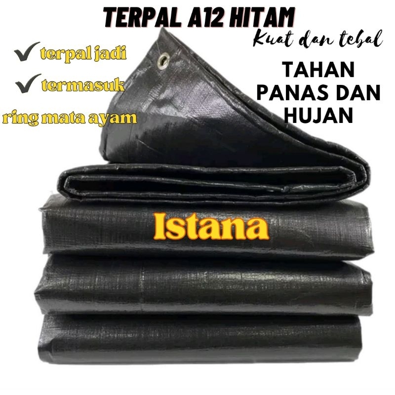 TERPAL A12 BLACK DIAMONDS UNTUK TENDA TRUCK SERBAGUNA UKURAN 4x6
