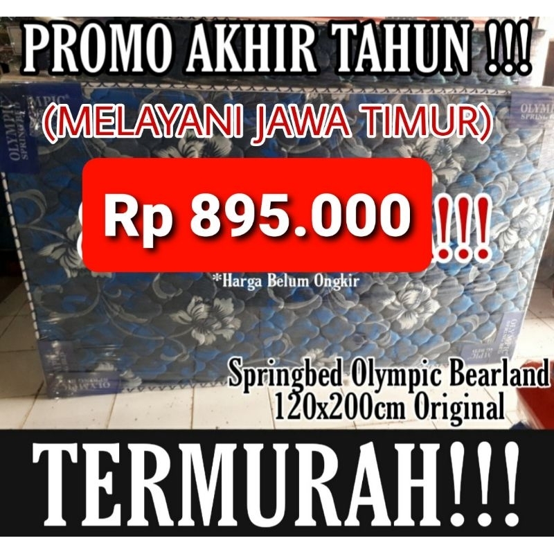 Springbed Asli Olympic Bearland 120x200 (JUAL RUGI)