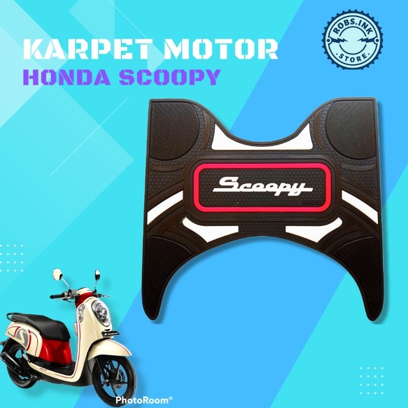 Aksesoris Motor Honda Scoopy thn 2013-2023/Karpet Motor Scoopy thn 2013-2023