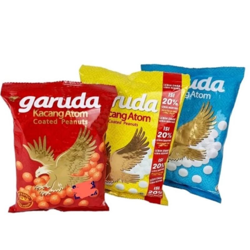 

Kacang Atom Garuda 100g Pedas Original