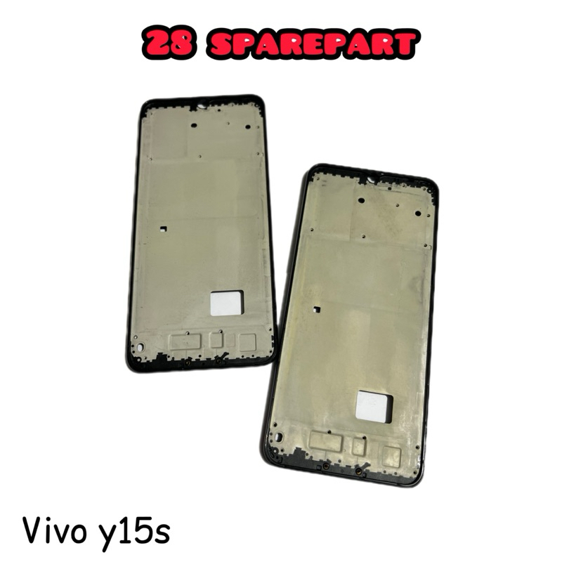 FRAME LCD VIVO Y15S / Y01 - TULANG TENGAH / DUDUKAN LCD / BEZEL