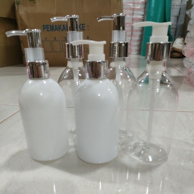 botol oval 250ml pump