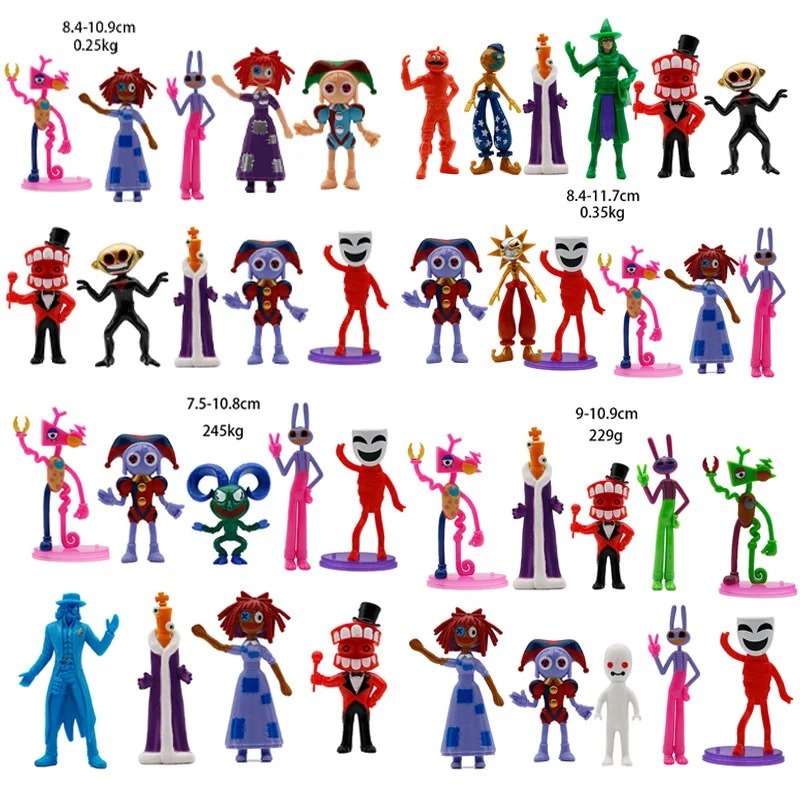 Figure The Amazing Digital Circus Figure Pomni Jax Kinger set